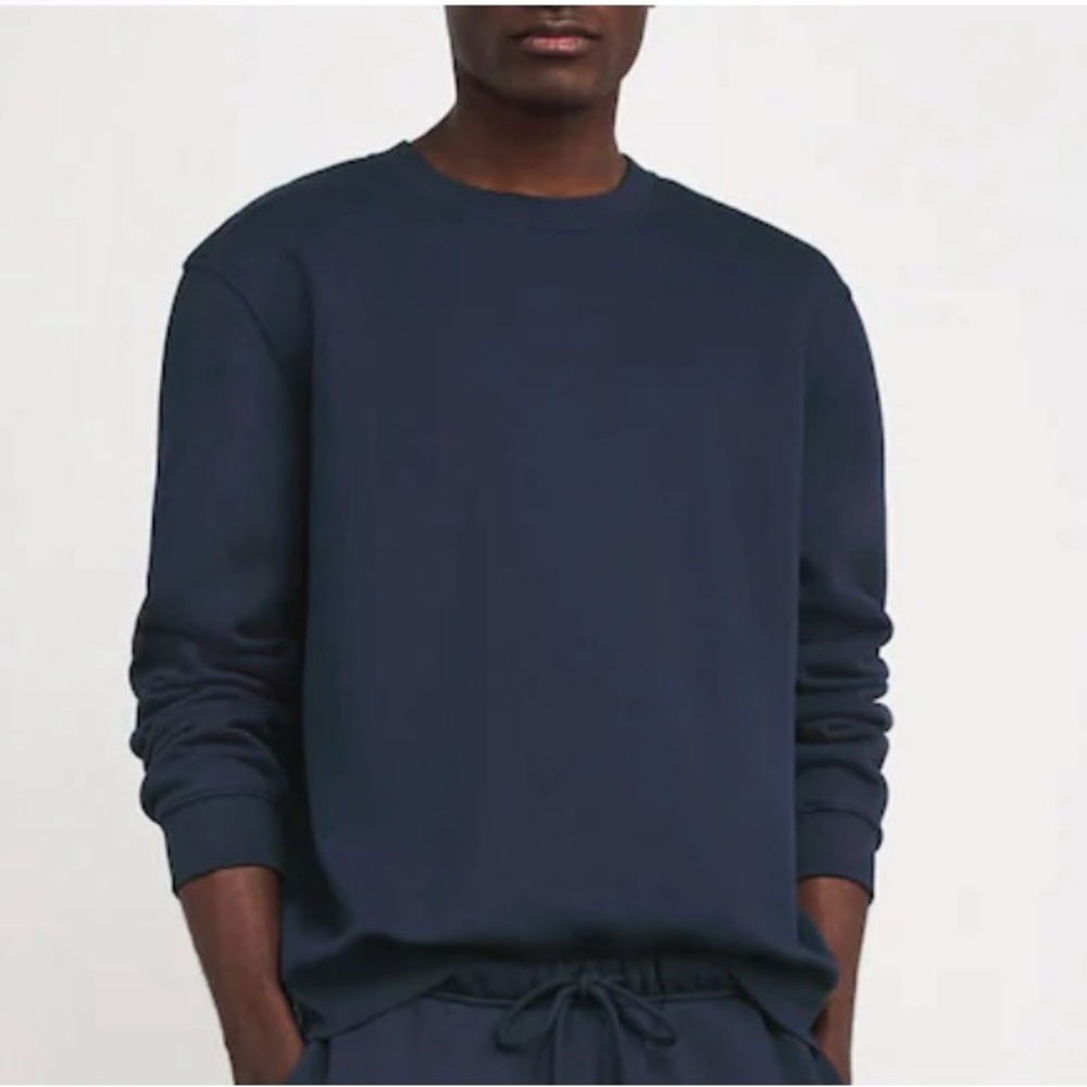SKIMS Unisex Fleece Lounge Crew Neck Sweatshirt